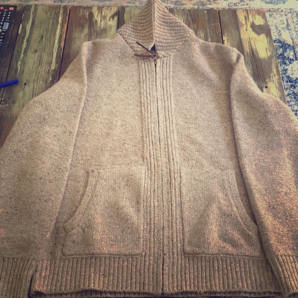 J.Crew Zip Wool Sweater